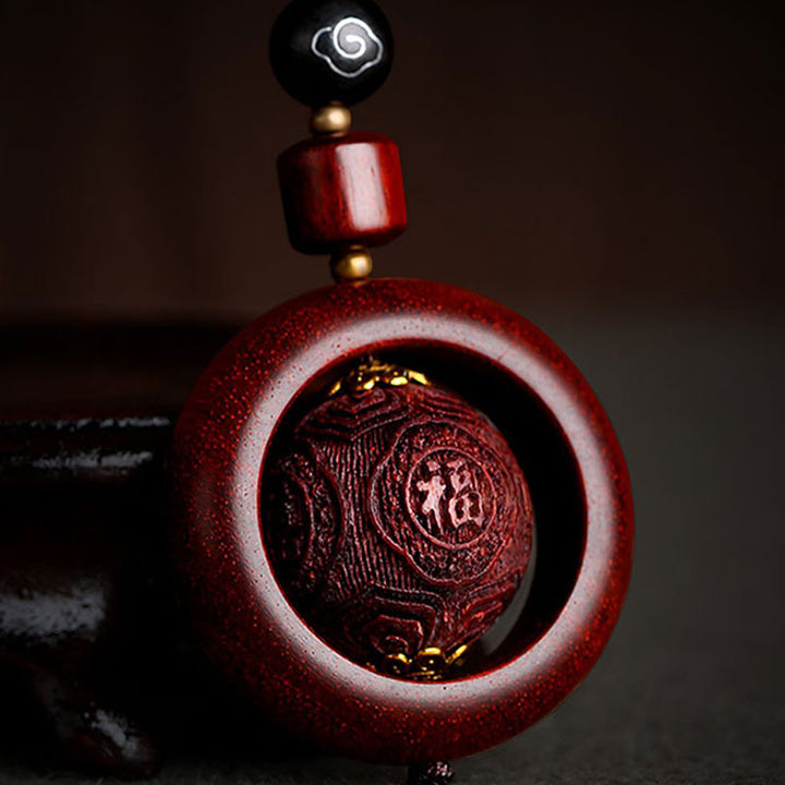 Buddha Stones Tybetańskie Małe Liście Czerwone Drzewo Sandałowe Heban Szczęście Ochrona Obrót Dekoracja - image 12