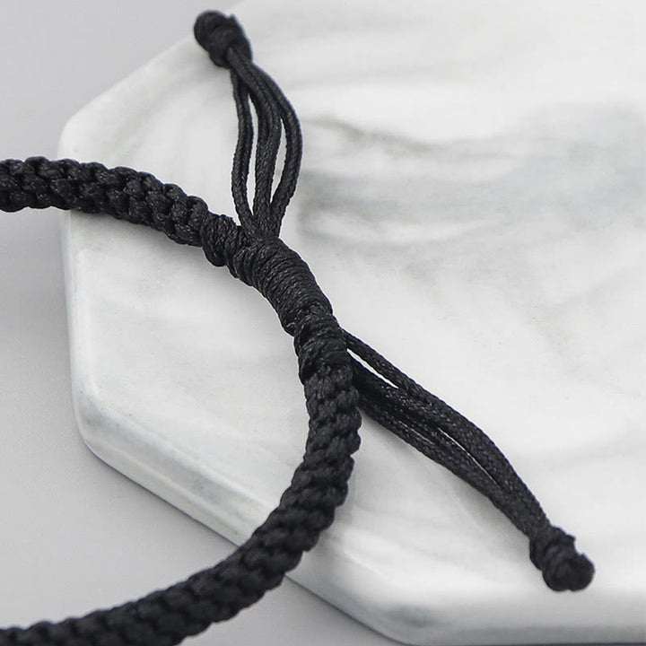 Bransoletka pleciona ze sznurka Siedem grzechów głównych Siedem cnót