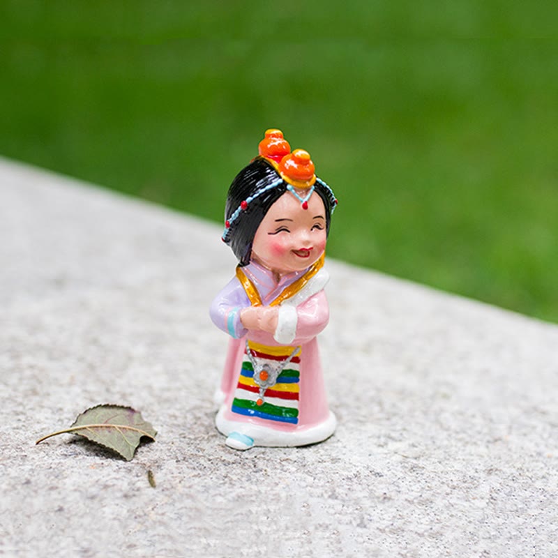 Buddha Stones malowane ręcznie tybetańskie figurki kreatywny dom biuro dekoracja samochodu ozdoba