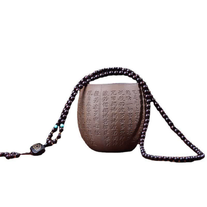 Buddha Stones 108 Mala Koraliki Tybetańskie Małe Liście Czerwone Drzewo Sandałowe Bransoletka Równowagi Lotosu