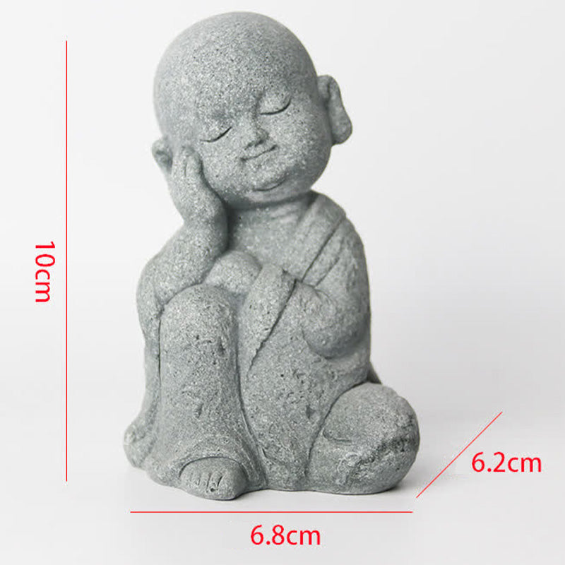 Buddha Stones Medytacja Modlitwa Statua Buddy Współczucie Dekoracja Domu