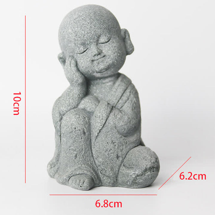 Buddha Stones Medytacja Modlitwa Statua Buddy Współczucie Dekoracja Domu