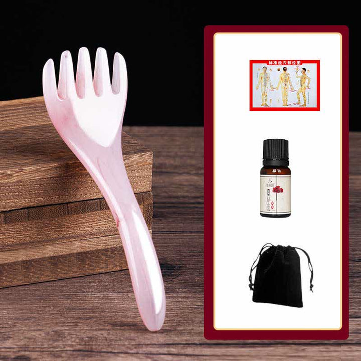 Zestaw narzędzi do masażu grzebienia Gua Sha z żywicy