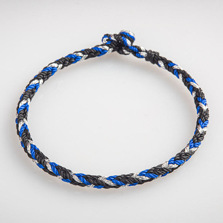 Buddha Stones „Niech pomyślność wypełni Twoje życie” Bransoletka na szczęście wielokolorowa