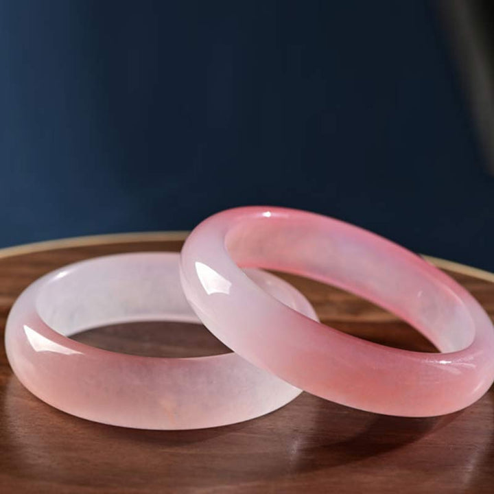 Bransoletka Buddha Stones Różowe Kryształowe Miłość Ciepło Bangle