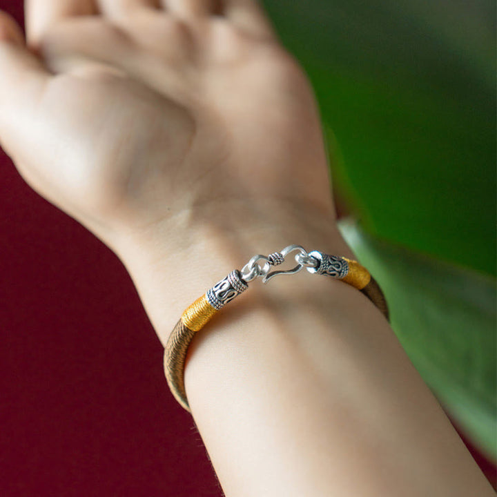 Buddha Stones Ręcznie Robione Tybetańskie Amulet King Kong Knot Ochrona Szczęścia Bransoletka Pleciona - image 9