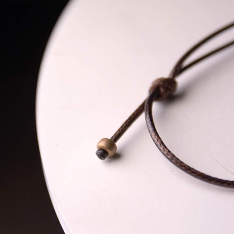 Buddha Stones Zen Circle Ebony Wood Enlightenment Wisiorek - image 12