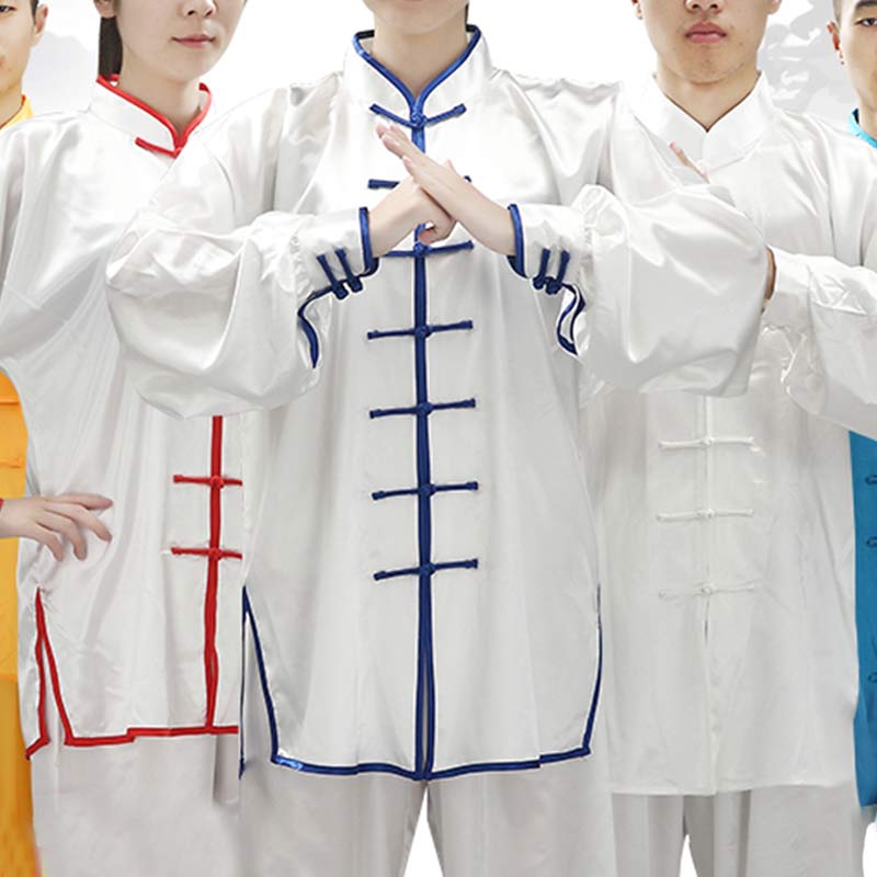 Buddha Stones Prosty wzór Medytacja Modlitwa Duchowy Zen Tai Chi Qigong Praktyka Unisex Zestaw Ubrań - image 1