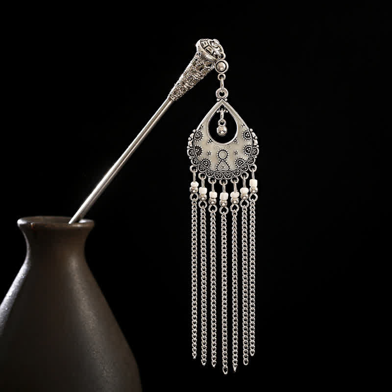 Kropla wody Konwalia Kwiaty Frędzle Pewność Spinka Do Włosów