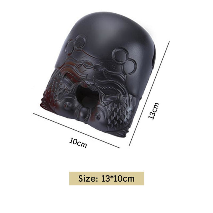 Wzór ryby Koi Mindfulness Buddyjska świątynia Mokugyo Drewniany bęben na ryby