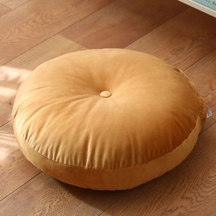 Buddha Stones Lotos Prosty Wzór Lniana Poduszka Medytacyjna Siedzenie Dekoracja Domu Salon - Odłączany - 40cm*10cm - Pomarańczowy - image 29