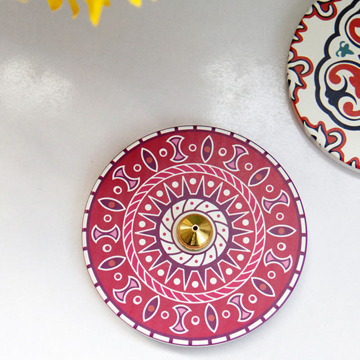 Buddha Stones Kolorowy Wzór Ceramiczny Błogosławieństwo Pałeczka Kadzidełka