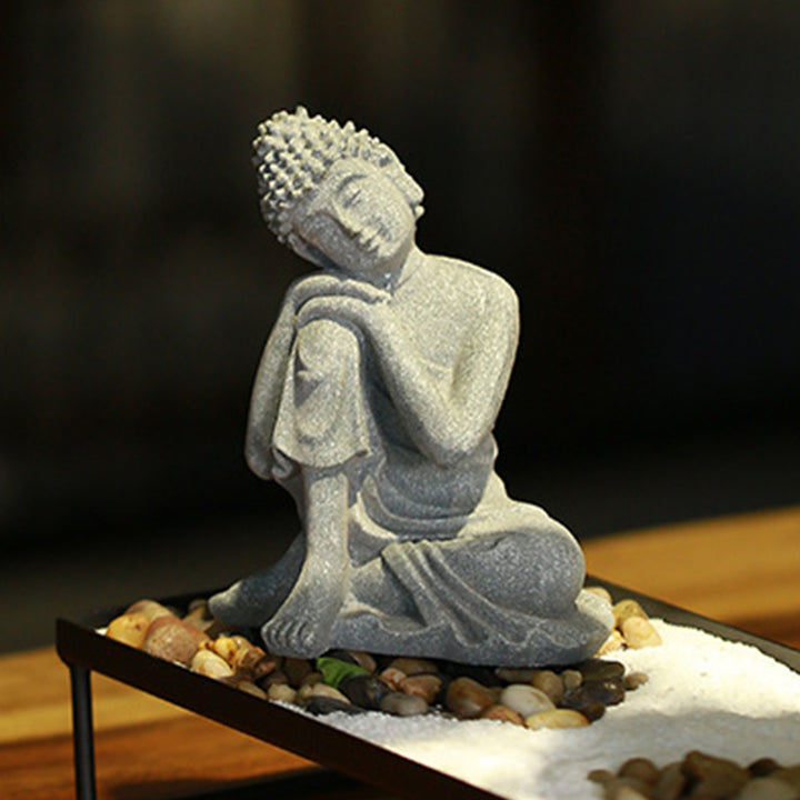 Buddha Stones Siedząca Medytacja Budda Błogosławieństwo Współczucie Dekoracja