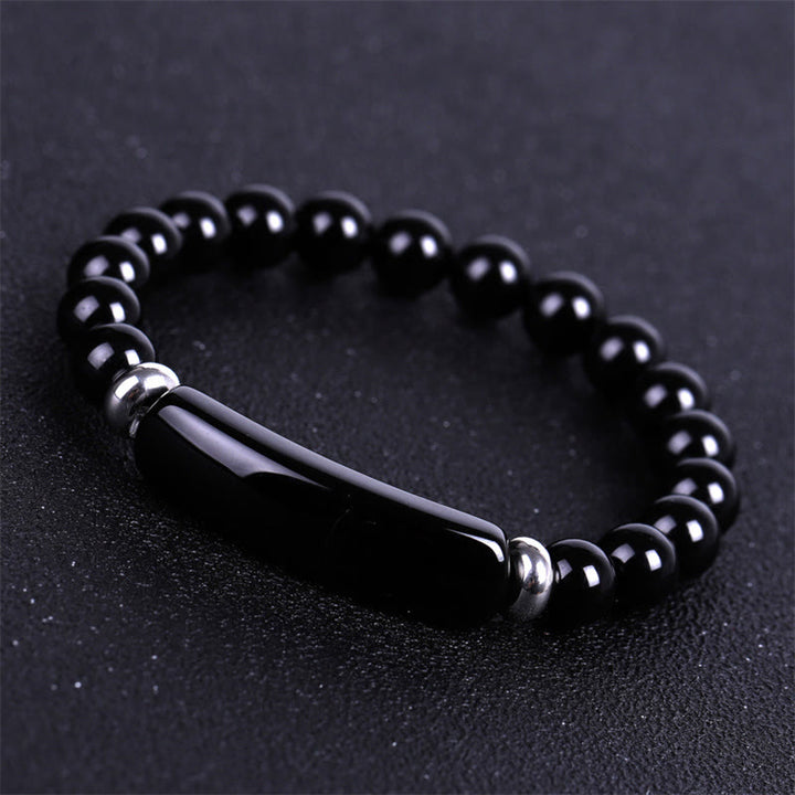 Bransoletka lecznicza z Buddha Stones wykonana ręcznie z naturalnych kamieni szlachetnych