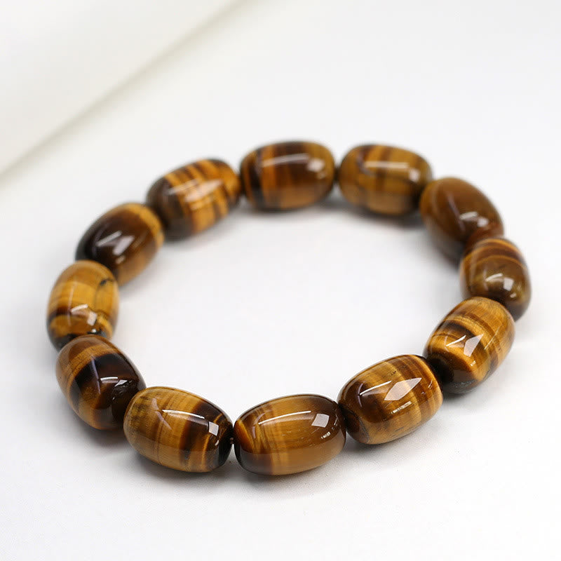 Bransoletka Buddha Stones Natural Tiger Eye Stone Integrity Willpower
