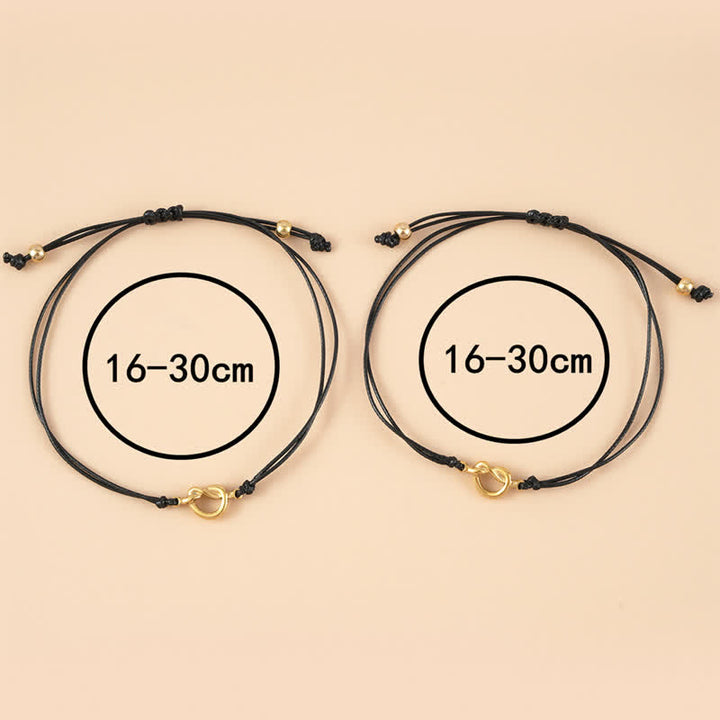 Bransoletka sznurkowa z prezentem dla najlepszego przyjaciela