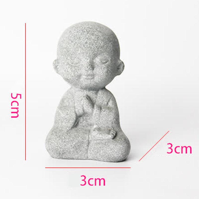 Buddha Stones Medytacja Modlitwa Statua Buddy Współczucie Dekoracja Domu