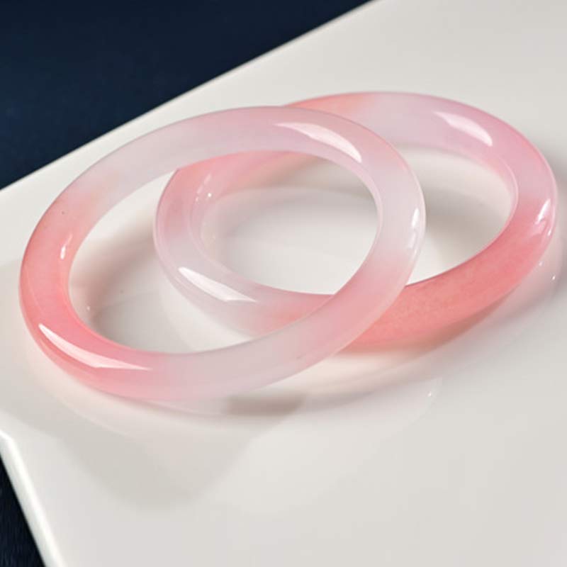 Bransoletka Buddha Stones Różowe Kryształowe Miłość Ciepło Bangle