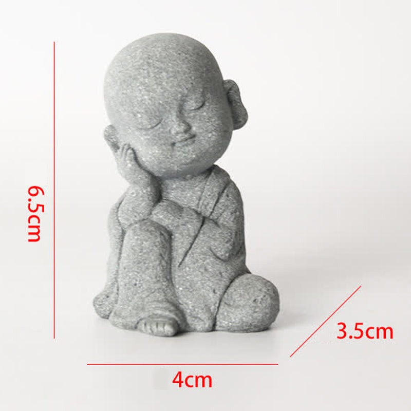 Buddha Stones Medytacja Modlitwa Statua Buddy Współczucie Dekoracja Domu