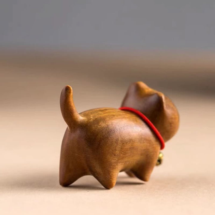 Buddha Stones drzewo sandałowe Małe liście Czerwone drzewo sandałowe Słodkie zwierzęta koty Uspokajający spokój Dekoracja - image 7