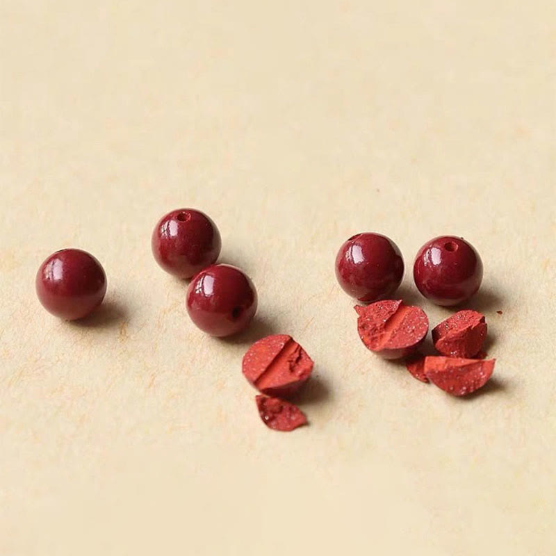 Naturalne Buddha Stones , koraliki z cynobru, bransoletka na kostkę, błogosławieństwo, szczęście