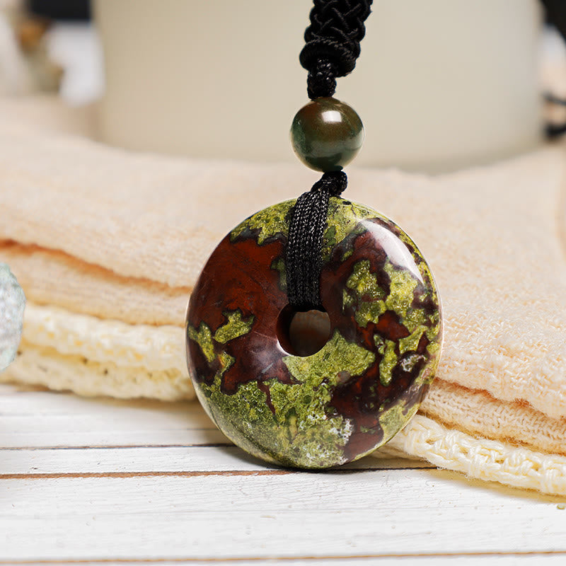 Wisiorek z Buddha Stones, szczęśliwa moneta, uzdrawiający kryształ, naszyjnik z kamieni szlachetnych