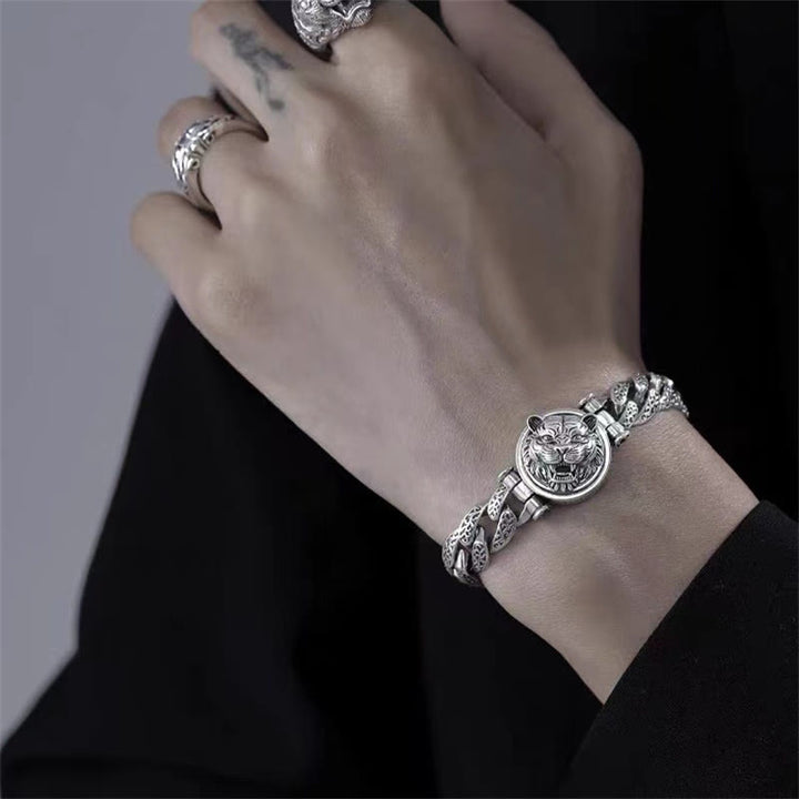 Bransoletka energetyczna szczęścia z motywem kwiatów Buddha Stones i dynastii Tang