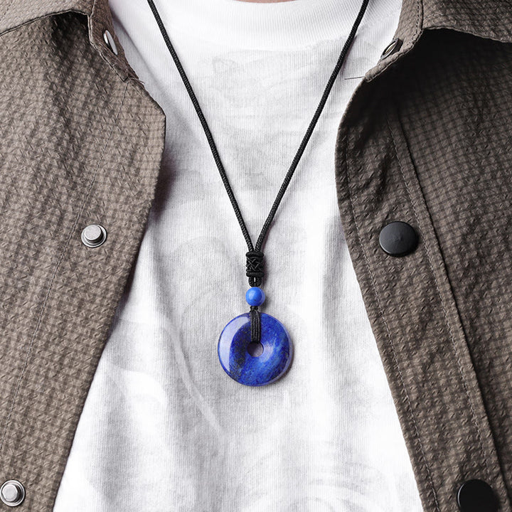 Wisiorek z Buddha Stones, szczęśliwa moneta, uzdrawiający kryształ, naszyjnik z kamieni szlachetnych