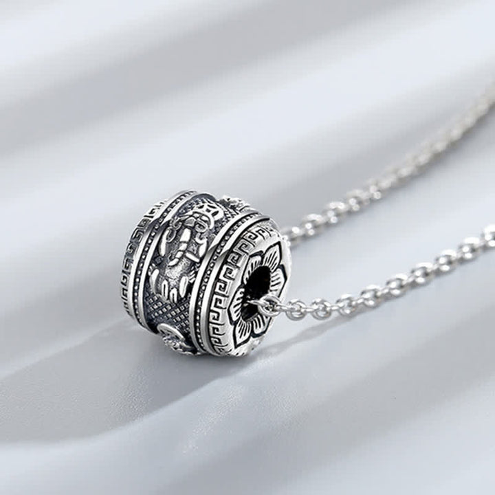 Buddha Stones PiXiu Szczęście Bogactwo Obrotowy Naszyjnik Wisiorek - image 4