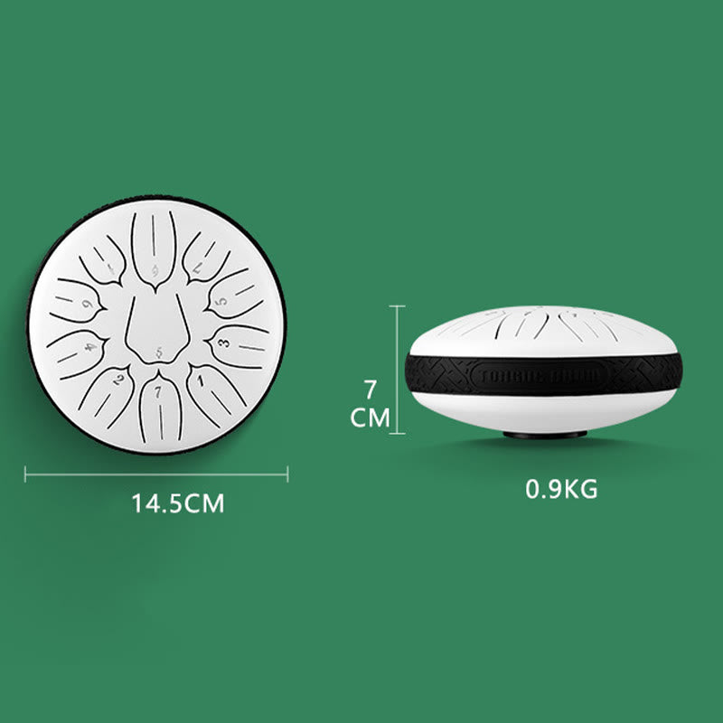 Buddha Stones językowy ze stali Dźwięk uzdrawiający Medytacja Joga Zestaw perkusyjny Lotus 11 nut 6 cali