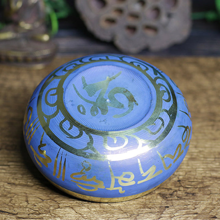 Kamienne misy dźwiękowe Buddha Stones Tybetańskie ręcznie robione do relaksu, medytacji, modlitwy i śpiewania