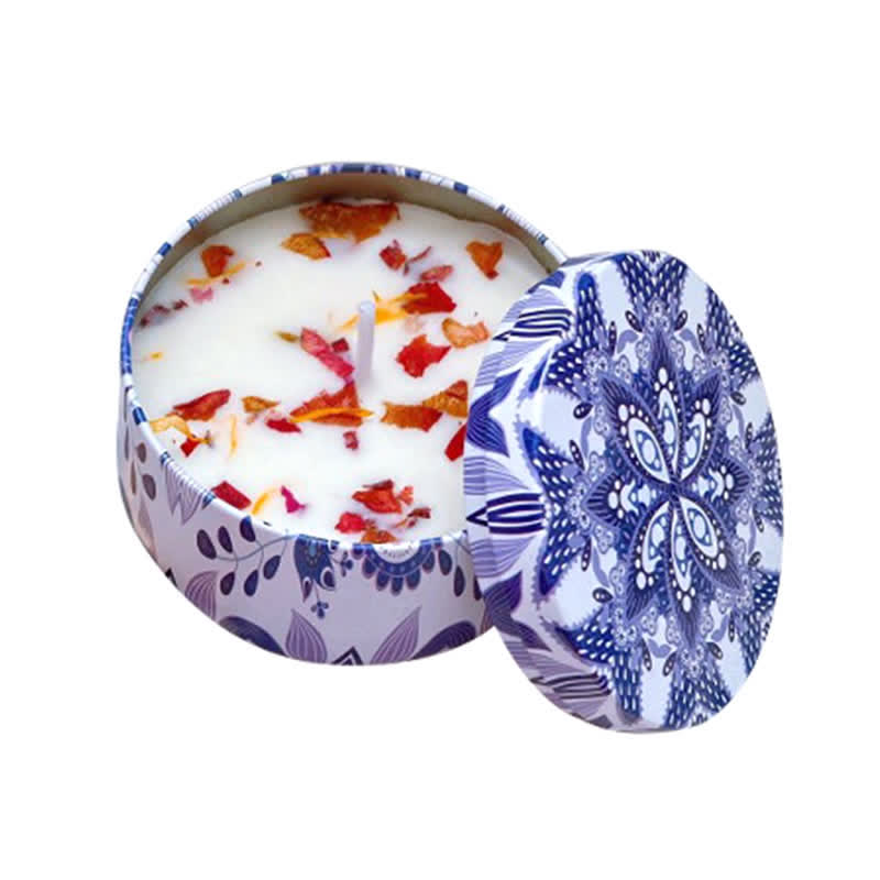 Biała herbata, kwiat imbiru, lawenda, gardenia, zapachowa świeca sojowa, prezent dla rodziny i przyjaciół