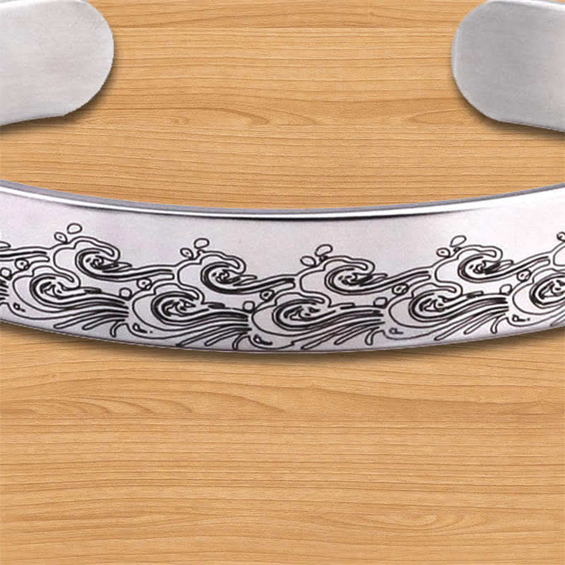 Bransoletka harmonijna z napisem „Dzień, w którym cię straciłem”