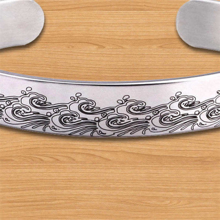 Bransoletka harmonijna z napisem „Dzień, w którym cię straciłem”