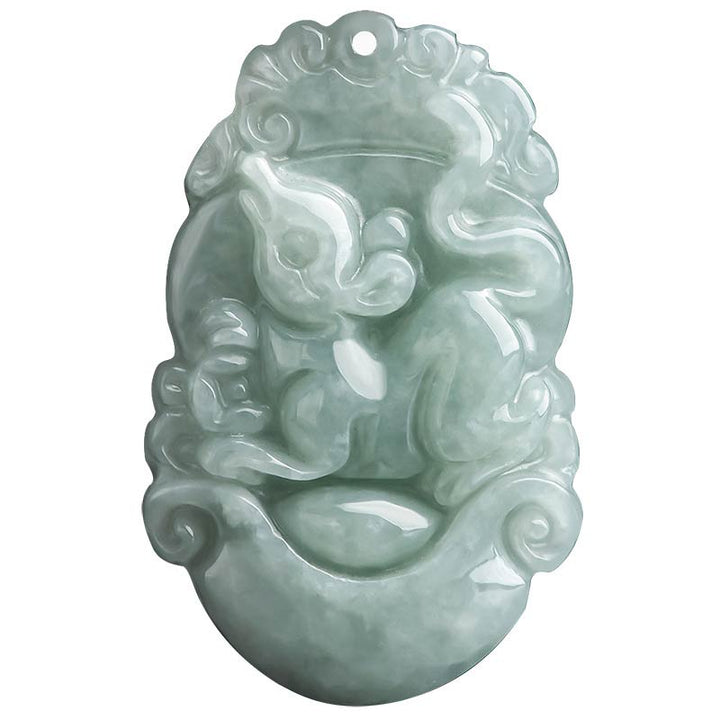 Naszyjnik z Buddha Stones Naturalny Jadeit 12 Chiński znak zodiaku Sukces - image 6