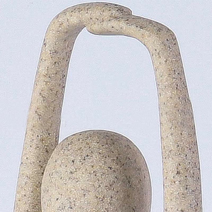 Abstrakcyjna joga medytacja ćwiczenia żywica duchowa figurka rzeźba dekoracja biurka