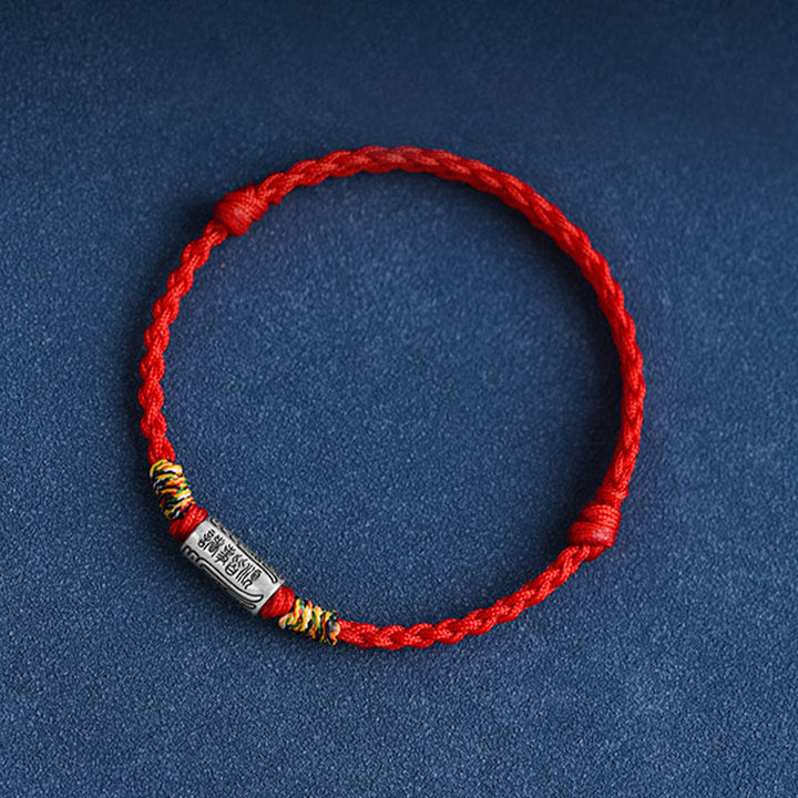 Buddha Stones ręcznie robione 925 srebro próby 925 wszystko idzie dobrze projekt ochrona siła bransoletka kostka