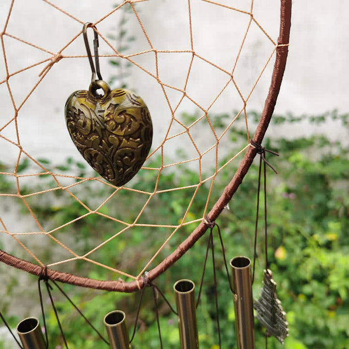 Łapacze snów z Buddha Stones Miłość Słoń Łódź Wisząca na ścianie Dzwonek Dzwonek Ręcznie Robiona Dekoracja Domu
