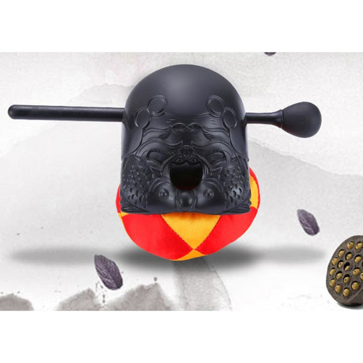 Wzór ryby Koi Mindfulness Buddyjska świątynia Mokugyo Drewniany bęben na ryby