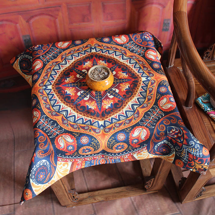 Boho Mandala Obrus Dekoracja Stołu Domowego