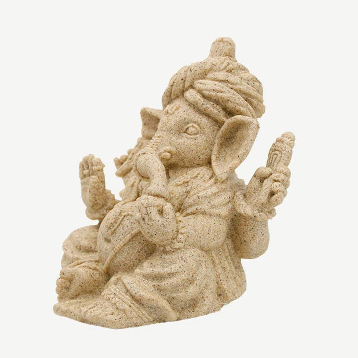 Ganesh Ganpati Słonia Statua Błogosławieństwo Ochrona Dekoracja Domu
