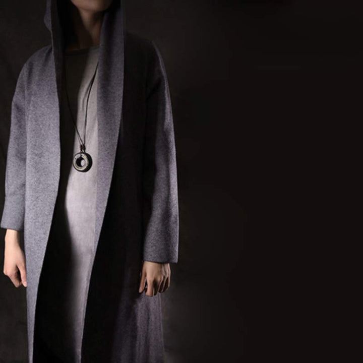 Buddha Stones Zen Circle Ebony Wood Peace Calm Naszyjnik Wisiorek - image 15