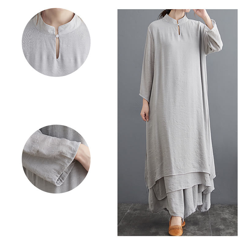 Buddha Stones Prosty wzór Medytacja Modlitwa Duchowa Praktyka Zen Joga Odzież Zestaw damski