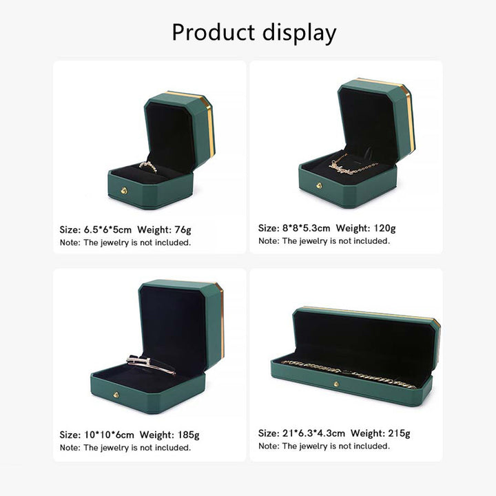 Pudełko do przechowywania biżuterii z Buddha Stones , skórzane pudełko prezentowe PU - image 27