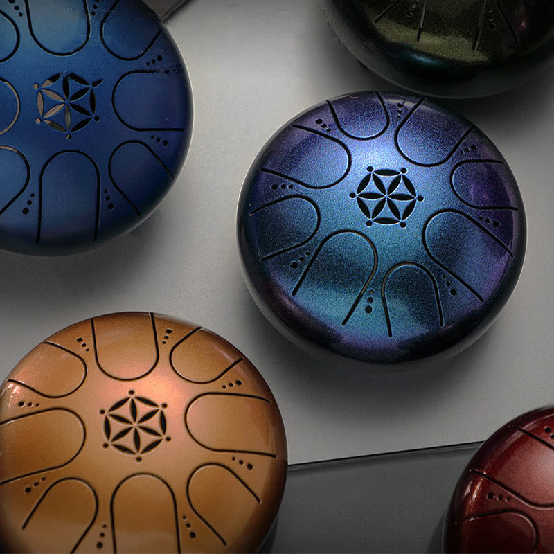 Buddha Stones , dźwięk uzdrawiający, medytacja, joga, zestaw perkusyjny, 8 nut, 5 cali, z torbą transportową