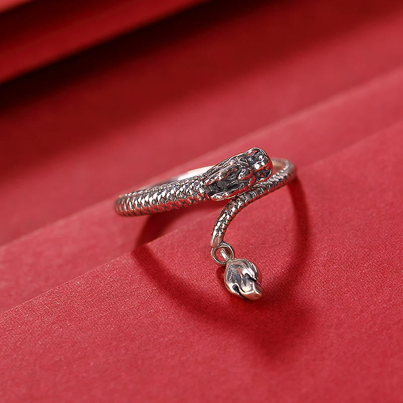 Buddha Stones 925 Srebro Sterling Vintage Rok Smoka Szczęście Ochrona Siła Regulowany Pierścień - image 19