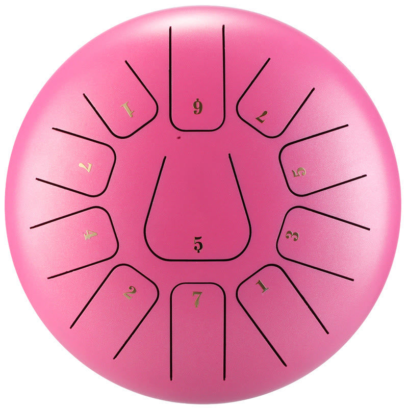 Buddha Stones stalowy językowy Dźwięk uzdrawiający uważność medytacja joga zestaw perkusyjny 11 nut 8 cali - image 16