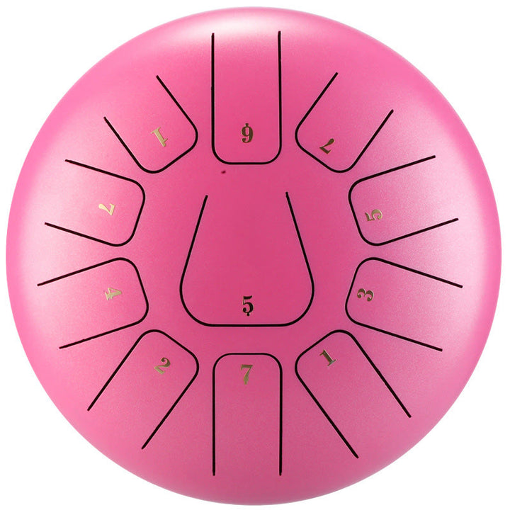 Buddha Stones stalowy językowy Dźwięk uzdrawiający uważność medytacja joga zestaw perkusyjny 11 nut 8 cali - image 16