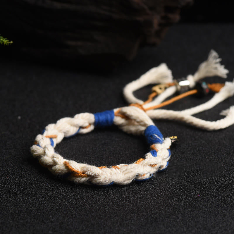 Buddha Stones Tybet Zakiram Bogini Bogactwa Thangka Ręcznie Robiona Bransoletka Szczęścia