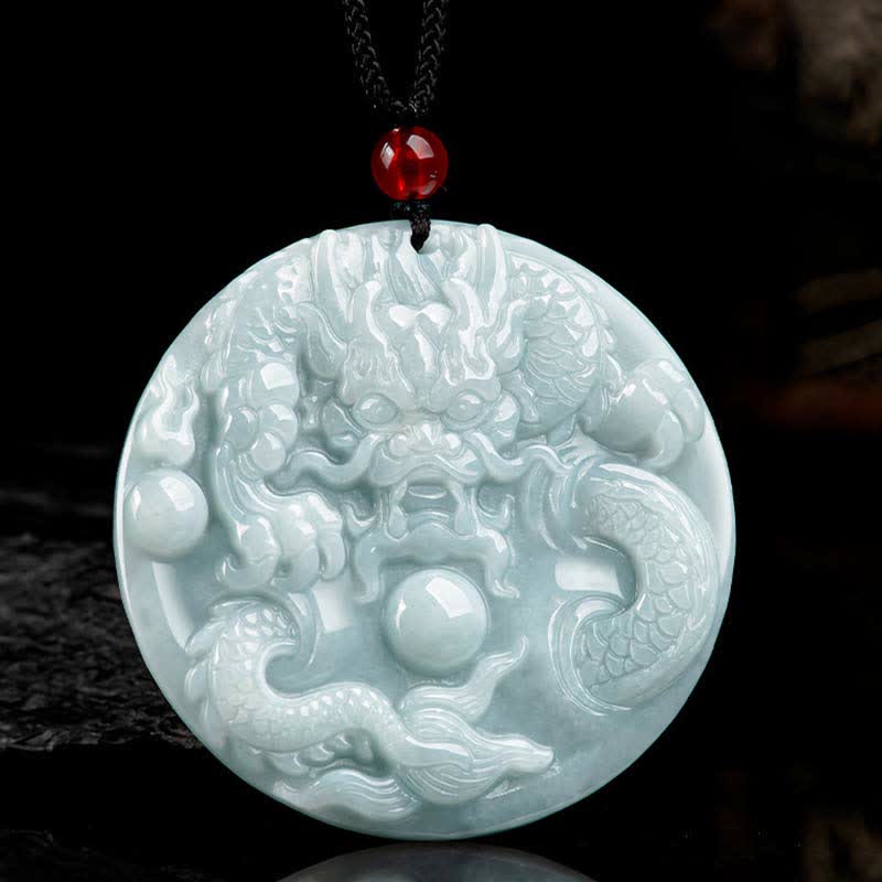 ❗❗❗Wyprzedaż błyskawiczna - naszyjnik z Buddha Stones , chińskim smokiem zodiakalnym i amuletem sukcesu - image 6